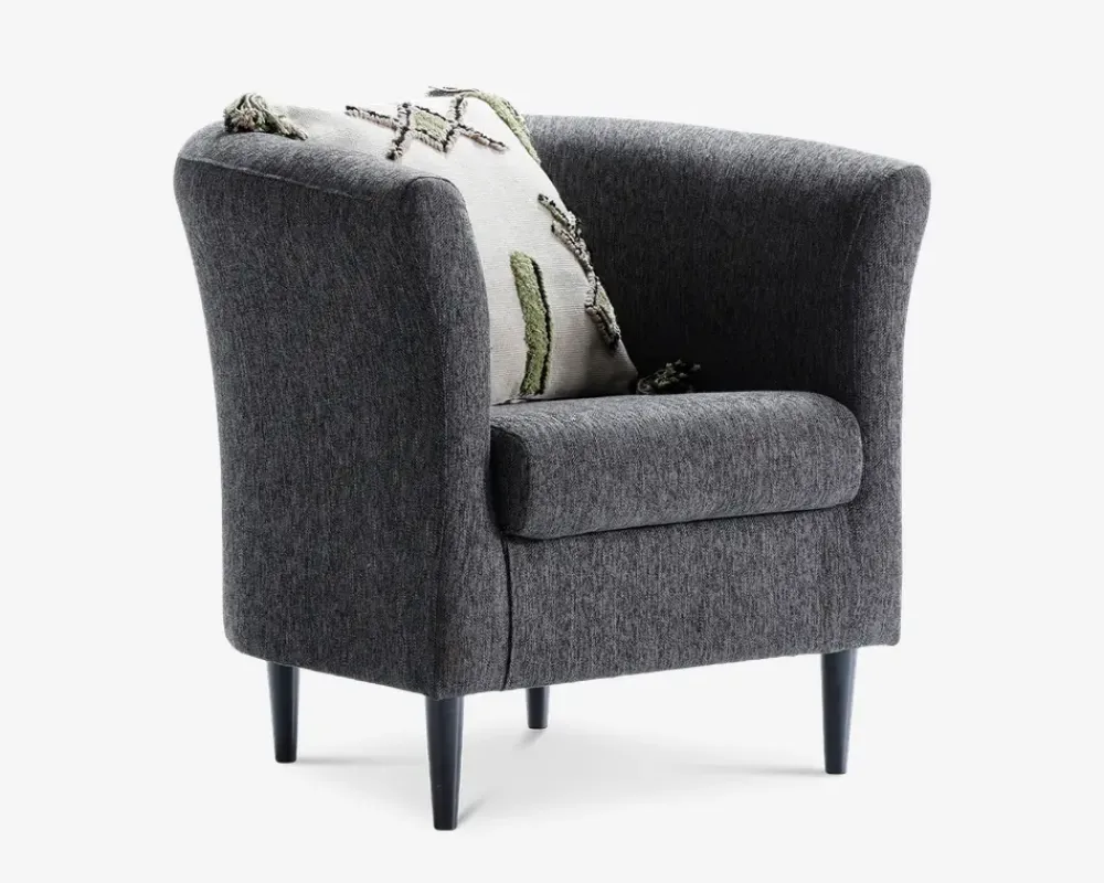 Online Daells Bolighus Lænestol Flash Antracit Sort