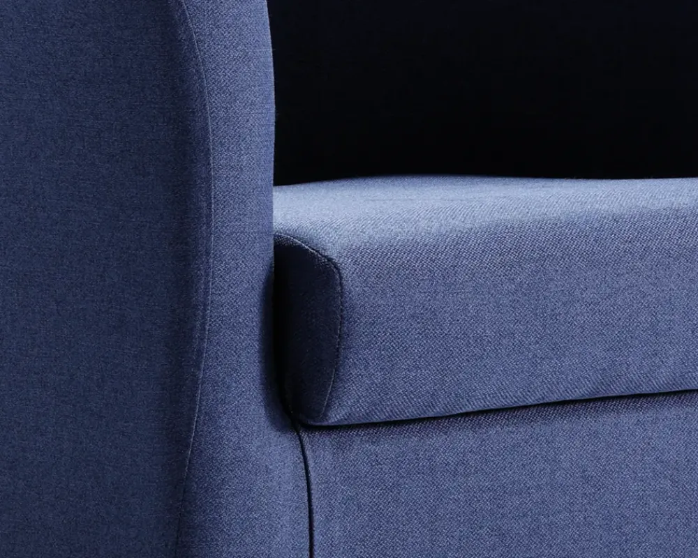 Daells Bolighus Lænestol Flash Med Eg Ben Blå