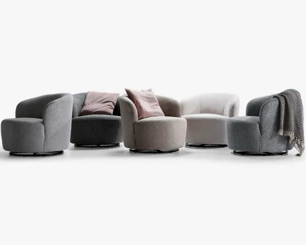 Clearance Daells Bolighus Lænestol med drejefunktion Grå