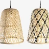 Online Daells Bolighus Loftlampe bambus 2 ass farver Ø.30 cm
