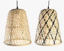 Online Daells Bolighus Loftlampe bambus 2 ass farver Ø.30 cm