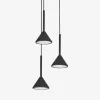 Best Daells Bolighus Loftlampe Fuji 3 x pendel sort Ø.29 cm