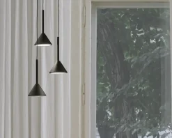 Best Daells Bolighus Loftlampe Fuji 3 x pendel sort Ø.29 cm