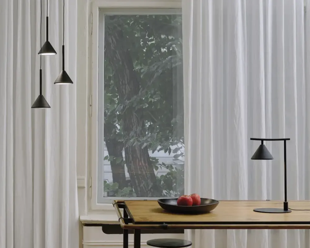 Best Daells Bolighus Loftlampe Fuji 3 x pendel sort Ø.29 cm