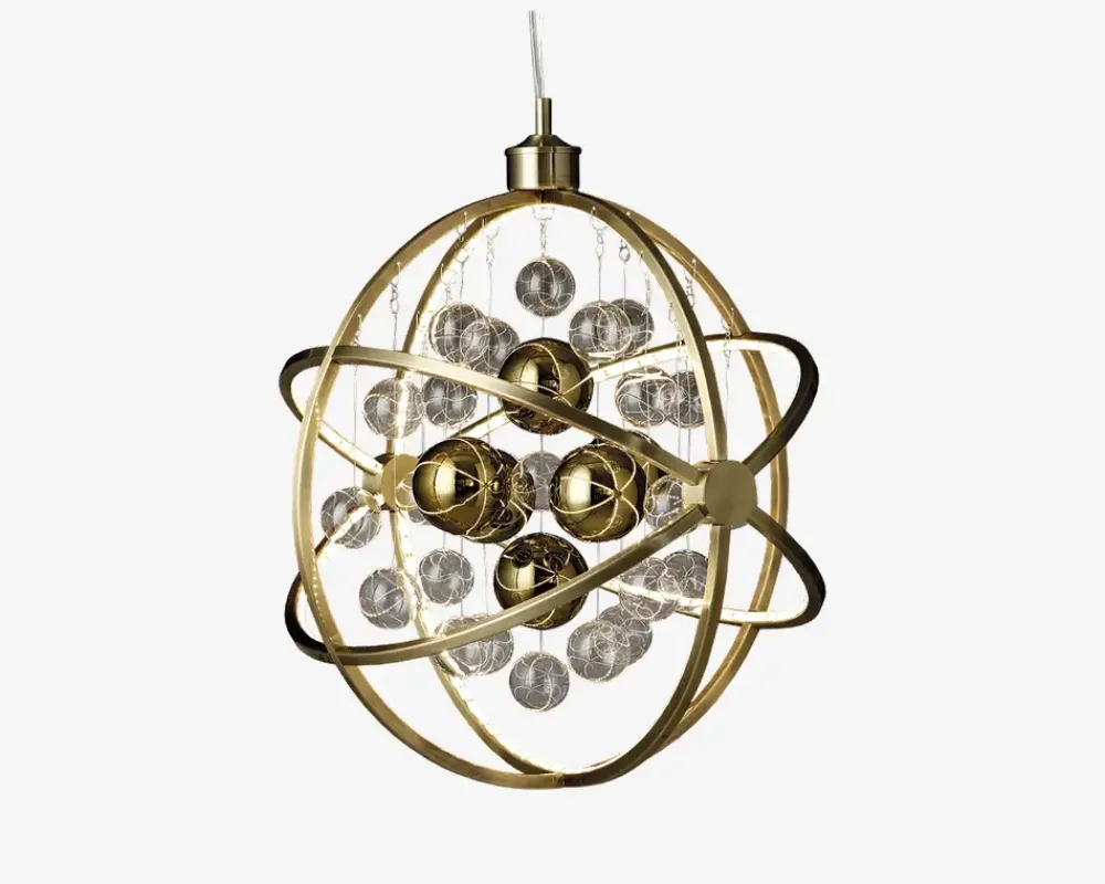 Sale Daells Bolighus Loftlampe Galaxy Antik Ø.48 cm Messing