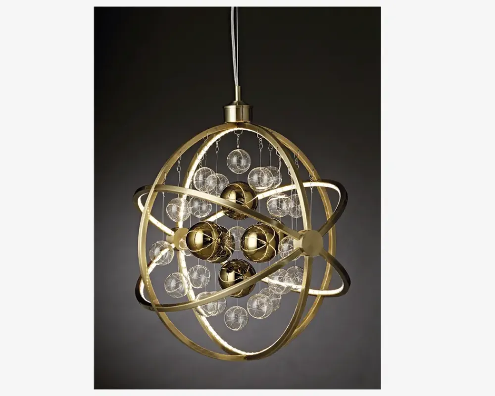 Sale Daells Bolighus Loftlampe Galaxy Antik Ø.48 cm Messing