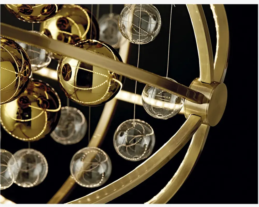 Sale Daells Bolighus Loftlampe Galaxy Antik Ø.48 cm Messing