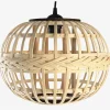 Clearance Daells Bolighus Loftlampe rattan natur Ø.32 cm
