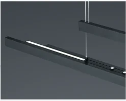 Daells Bolighus Loftlampe Trajan Sort L.150 cm