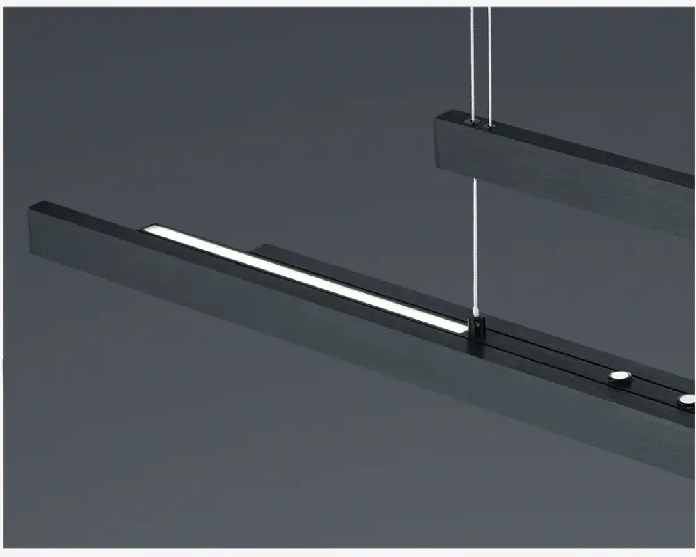 Daells Bolighus Loftlampe Trajan Sort L.150 cm