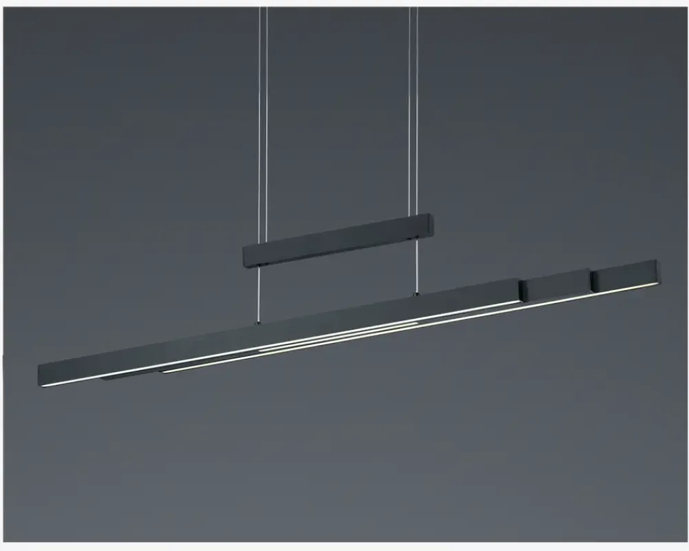 Daells Bolighus Loftlampe Trajan Sort L.150 cm