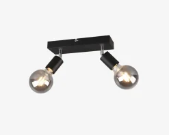 Hot Daells Bolighus Loftlampe Vannes 2 Sort L.26 cm