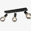 Daells Bolighus Loftlampe Vannes 3 Sort L.44 cm