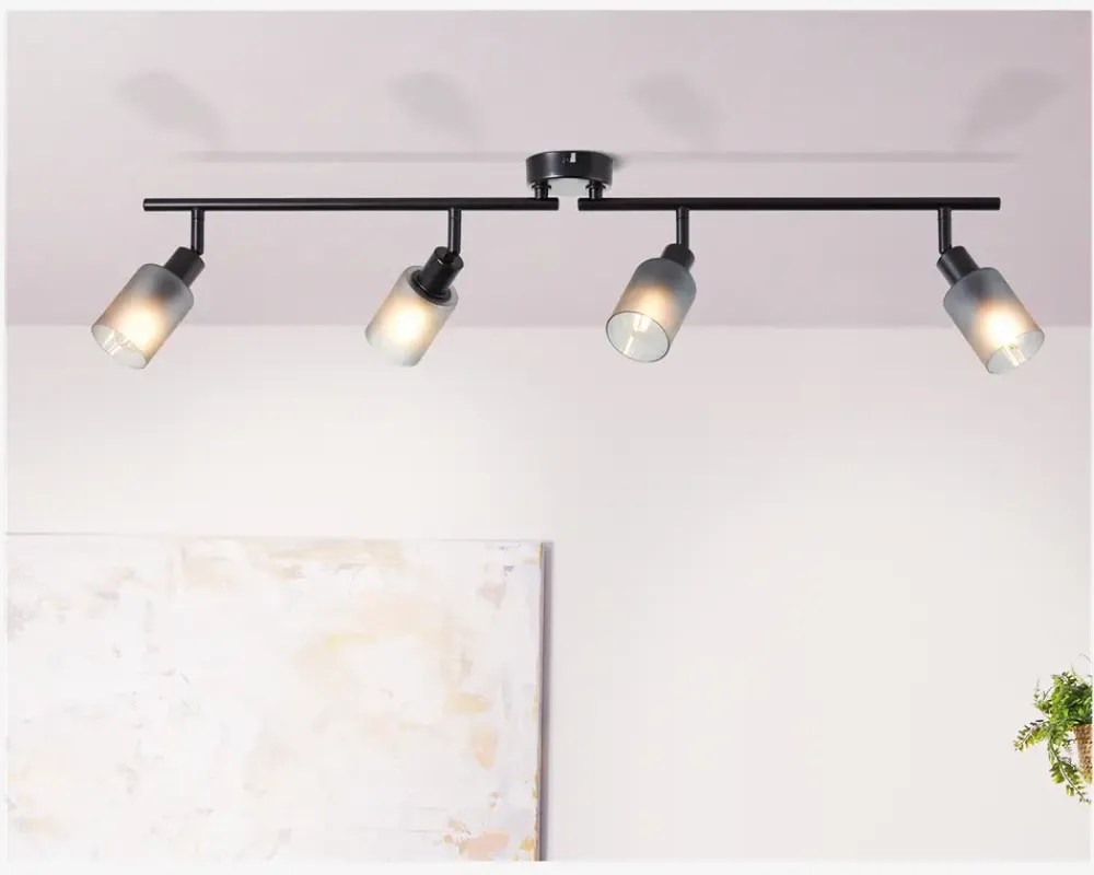 Discount Daells Bolighus Loftspot Loralie Sort/Røgfarvet L.86 cm