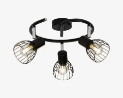 Daells Bolighus Loftspot Spiral Blacky Sort Ø.39cm