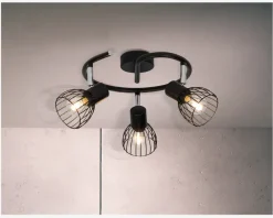 Daells Bolighus Loftspot Spiral Blacky Sort Ø.39cm