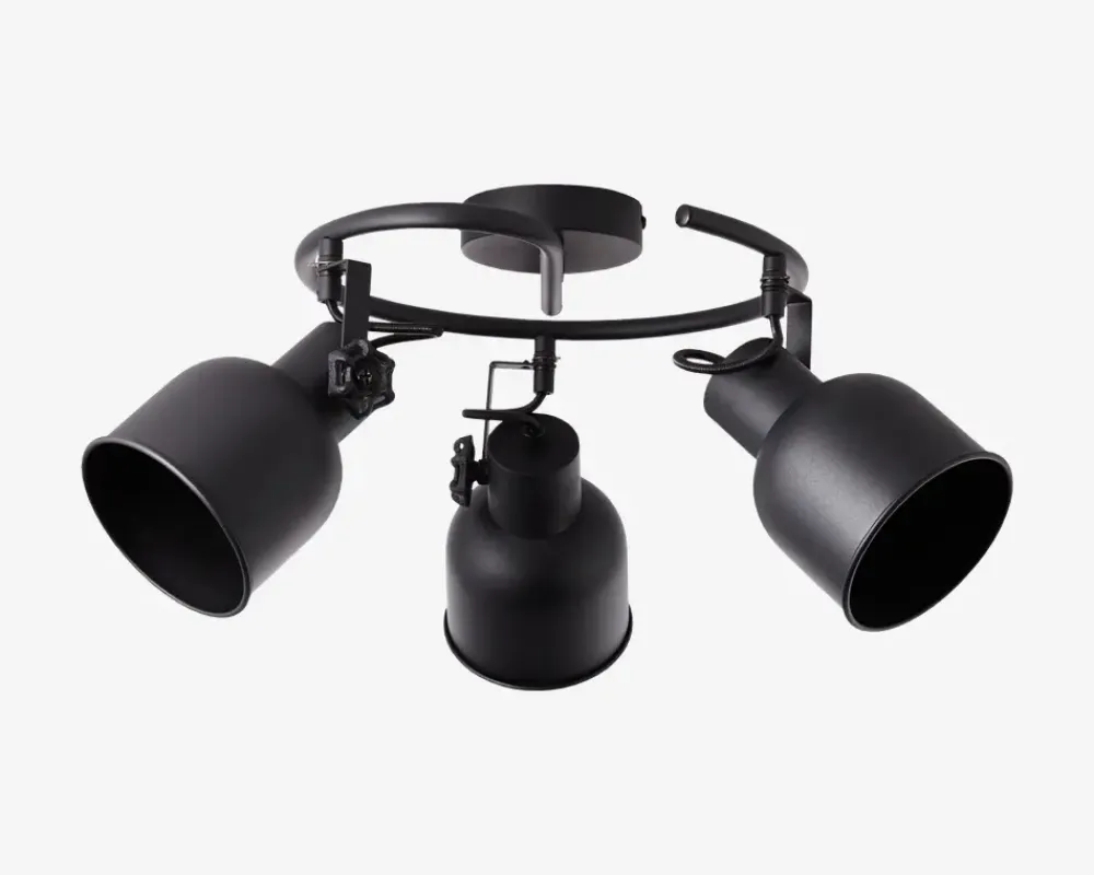 Sale Daells Bolighus Loftspot Spiral Rolet 3 Sort/Sand Ø.51cm