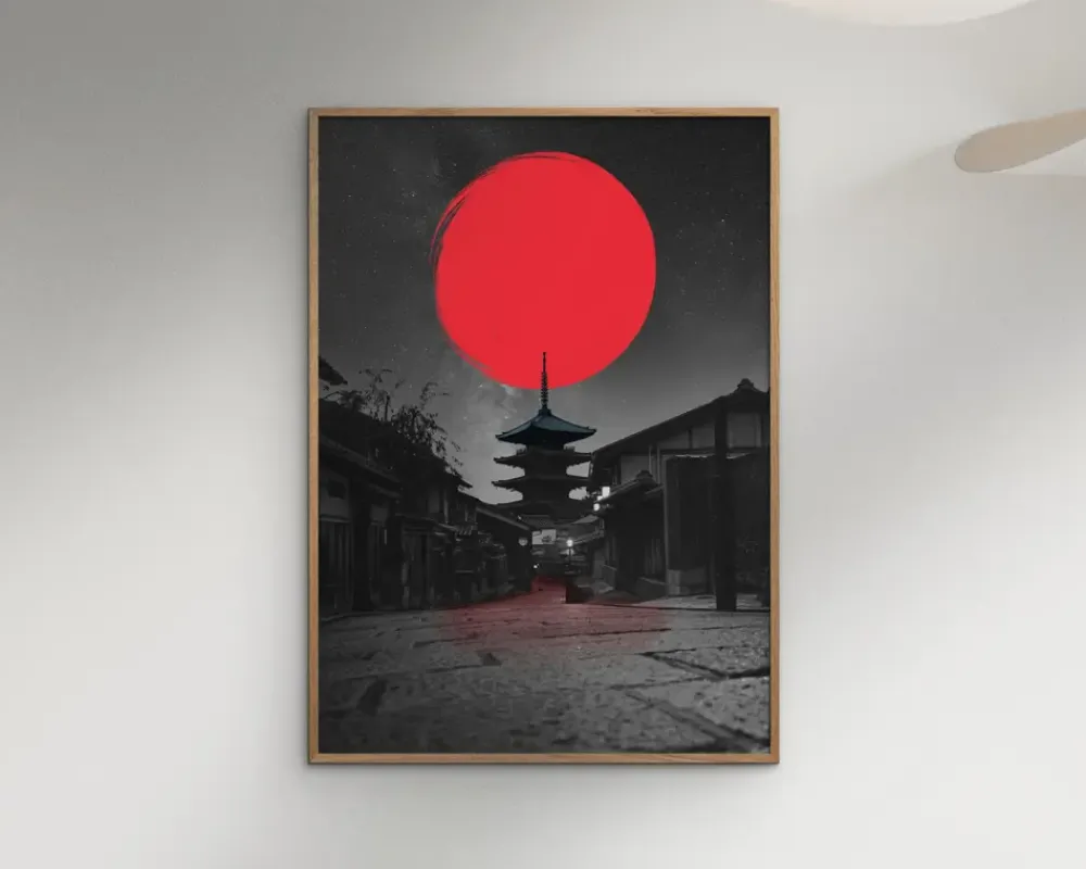 Hot Daells Bolighus Lonely temple - Fadil Roze 30x40 cm