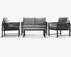 Clearance Daells Bolighus Loungesæt 4 dele Antracit/grå