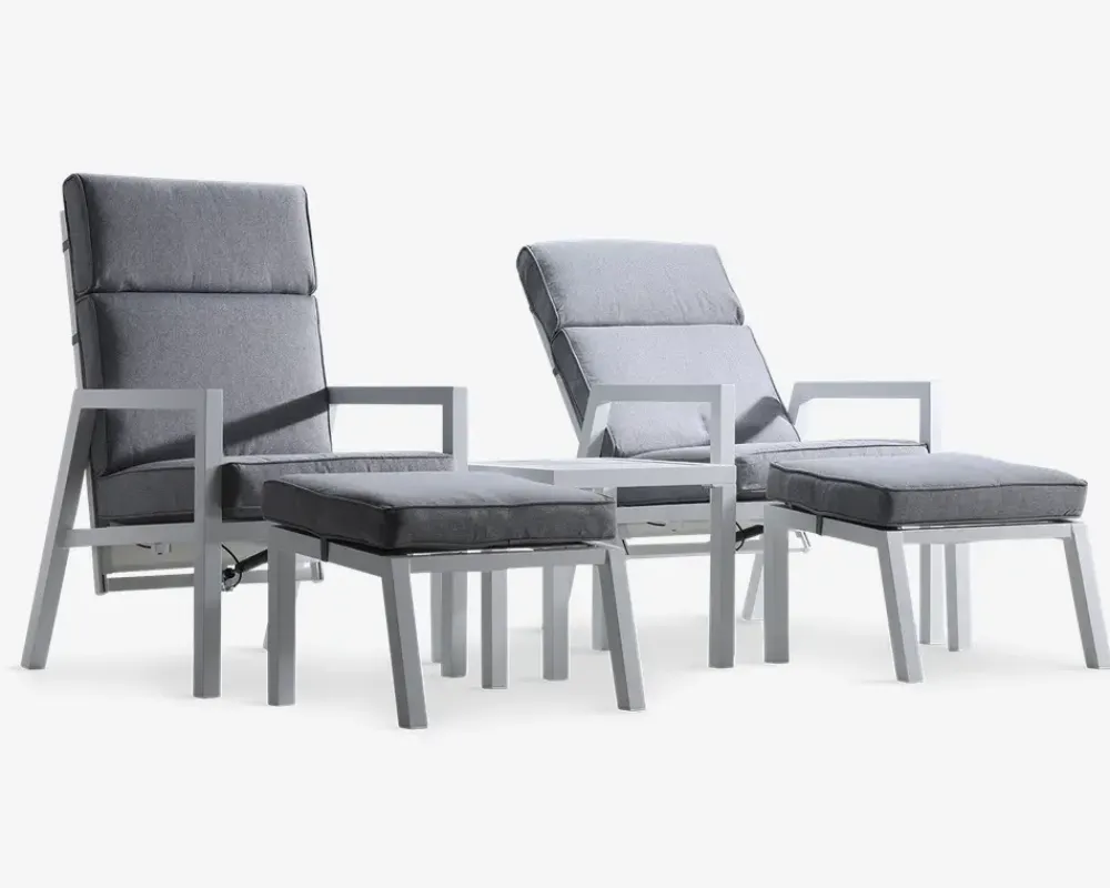 Clearance Daells Bolighus Loungesæt hvidlakeret komplet