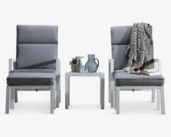 Clearance Daells Bolighus Loungesæt hvidlakeret komplet