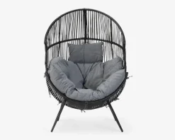 Clearance Daells Bolighus Loungestol Cozy i sort/grå