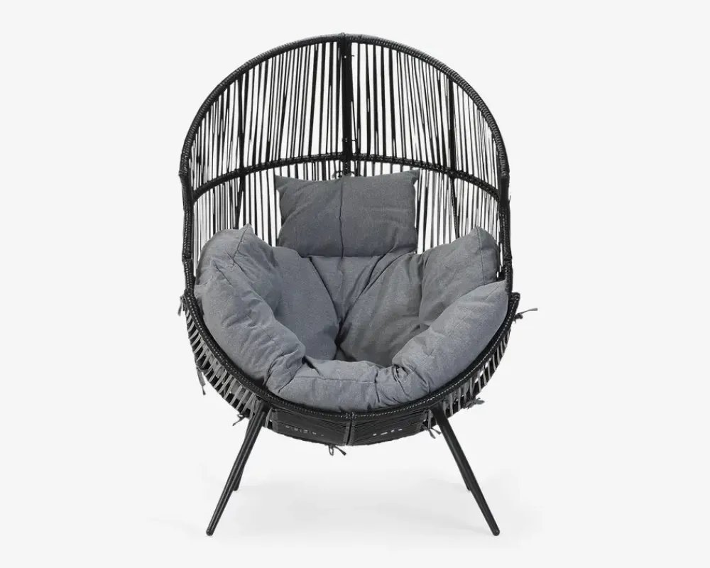 Clearance Daells Bolighus Loungestol Cozy i sort/grå