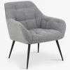 Best Daells Bolighus Loungestol grå møbelstof