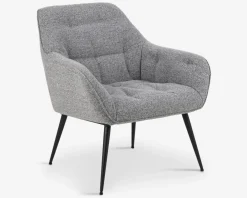 Best Daells Bolighus Loungestol grå møbelstof