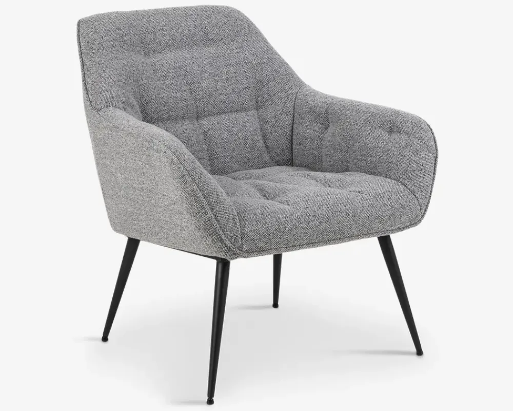 Best Daells Bolighus Loungestol grå møbelstof