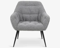 Best Daells Bolighus Loungestol grå møbelstof