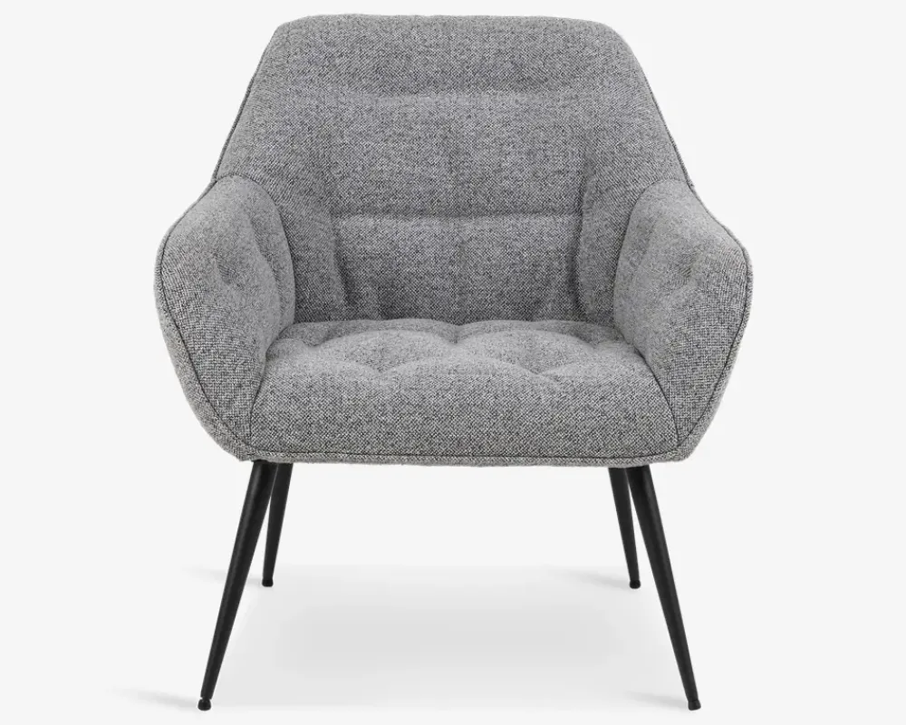 Best Daells Bolighus Loungestol grå møbelstof