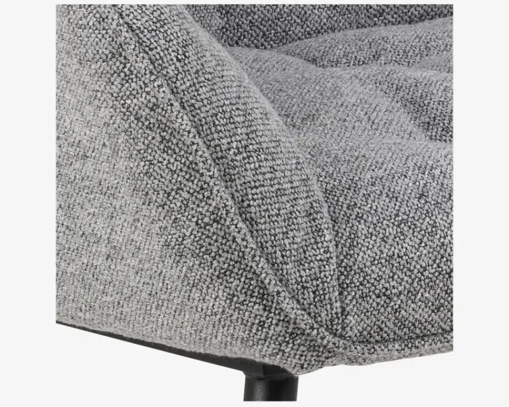 Best Daells Bolighus Loungestol grå møbelstof