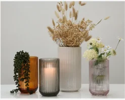 Discount Daells Bolighus Lyngby vase glas amber H.20 cm Orange