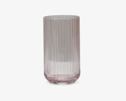 Hot Daells Bolighus Lyngby vase glas pink H.20 cm Lyserød