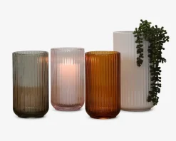 Best Daells Bolighus Lyngby vase porcelæn hvid H.25 cm