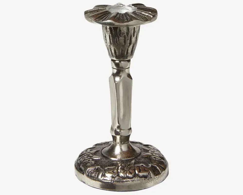 New Daells Bolighus Lysestage Barok Antik H.11cm