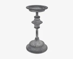 Best Daells Bolighus Lysestage Bloklys Grå H.24