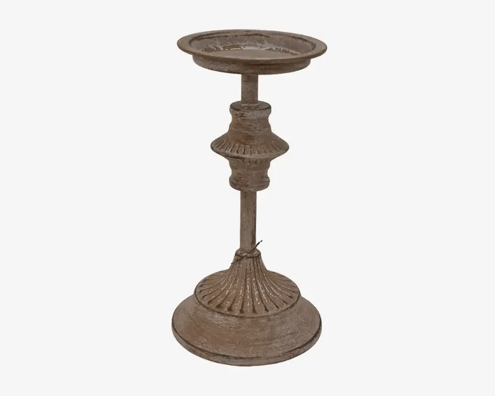 Outlet Daells Bolighus Lysestage Bloklys Sand H.24