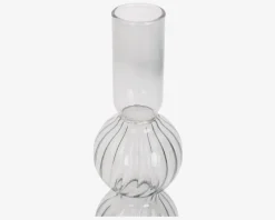 Clearance Daells Bolighus Lysestage Bubbles H.16 cm Klar