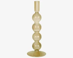 Clearance Daells Bolighus Lysestage Bubbles Mos H.25 cm Grøn