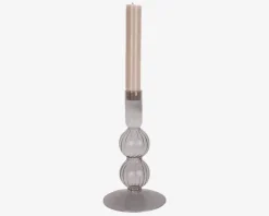 Discount Daells Bolighus Lysestage Bubbles H.16 cm Sort