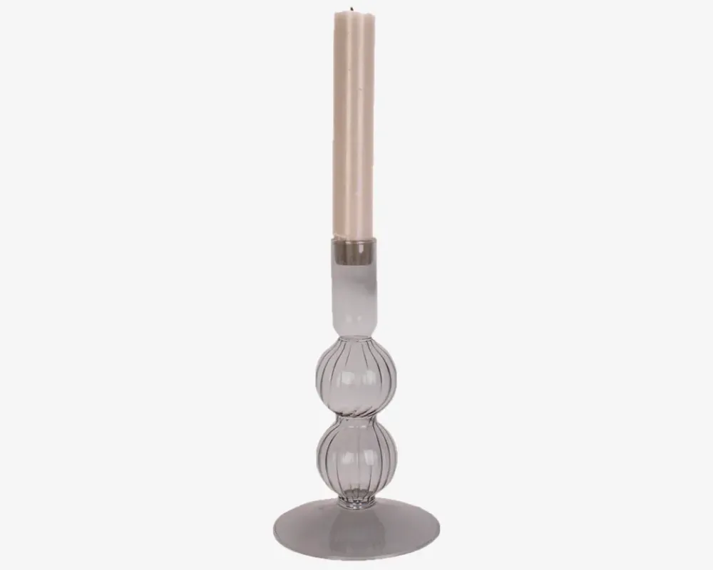 Discount Daells Bolighus Lysestage Bubbles H.16 cm Sort