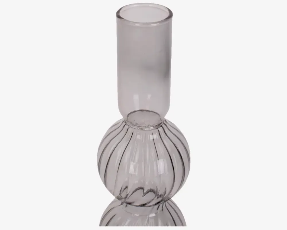 Discount Daells Bolighus Lysestage Bubbles H.16 cm Sort