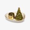 Discount Daells Bolighus Lysestage I Guld Juletræ Ø.10 cm