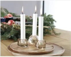 Online Daells Bolighus Lysestage Krystal Klar H.5 cm