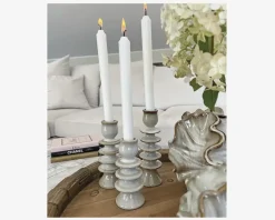 Daells Bolighus Lysestage sand H.14 cm