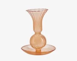 Sale Daells Bolighus Lysestage Tulip H.11,5 cm Orange