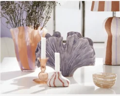 Sale Daells Bolighus Lysestage Tulip H.11,5 cm Orange