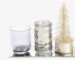 Hot Daells Bolighus Lysestager på Spejl Champagne